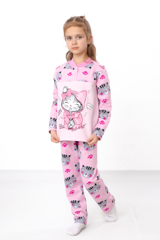 Піжама для дівчинки на кнопці